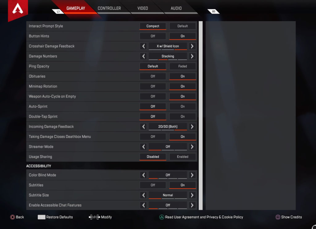 best audio settings for ps4